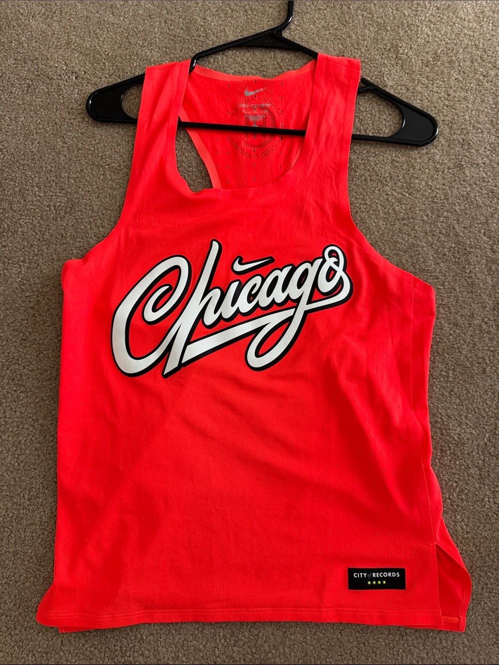 Nike 2021 Chicago Marathon singlet